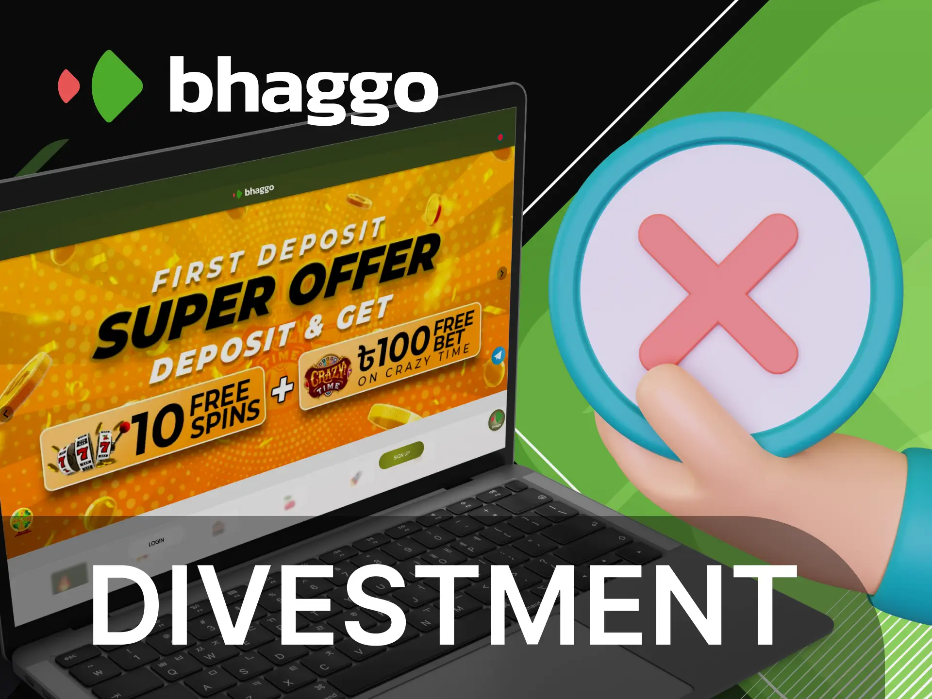 What does Divestment of Brand Ownership mean in Bhaggo online casino.