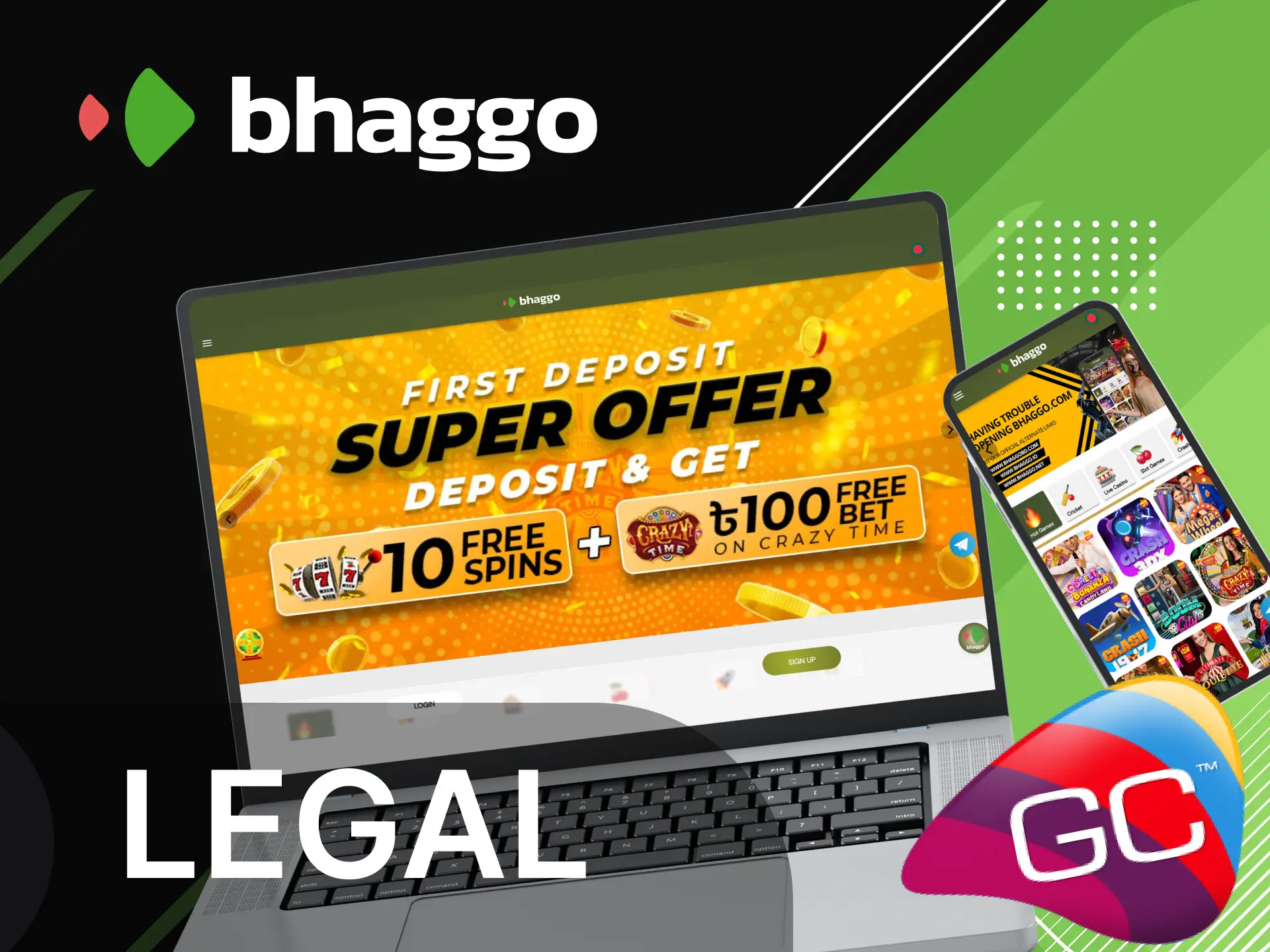 What kind of gaming license does Bhaggo online casino have.