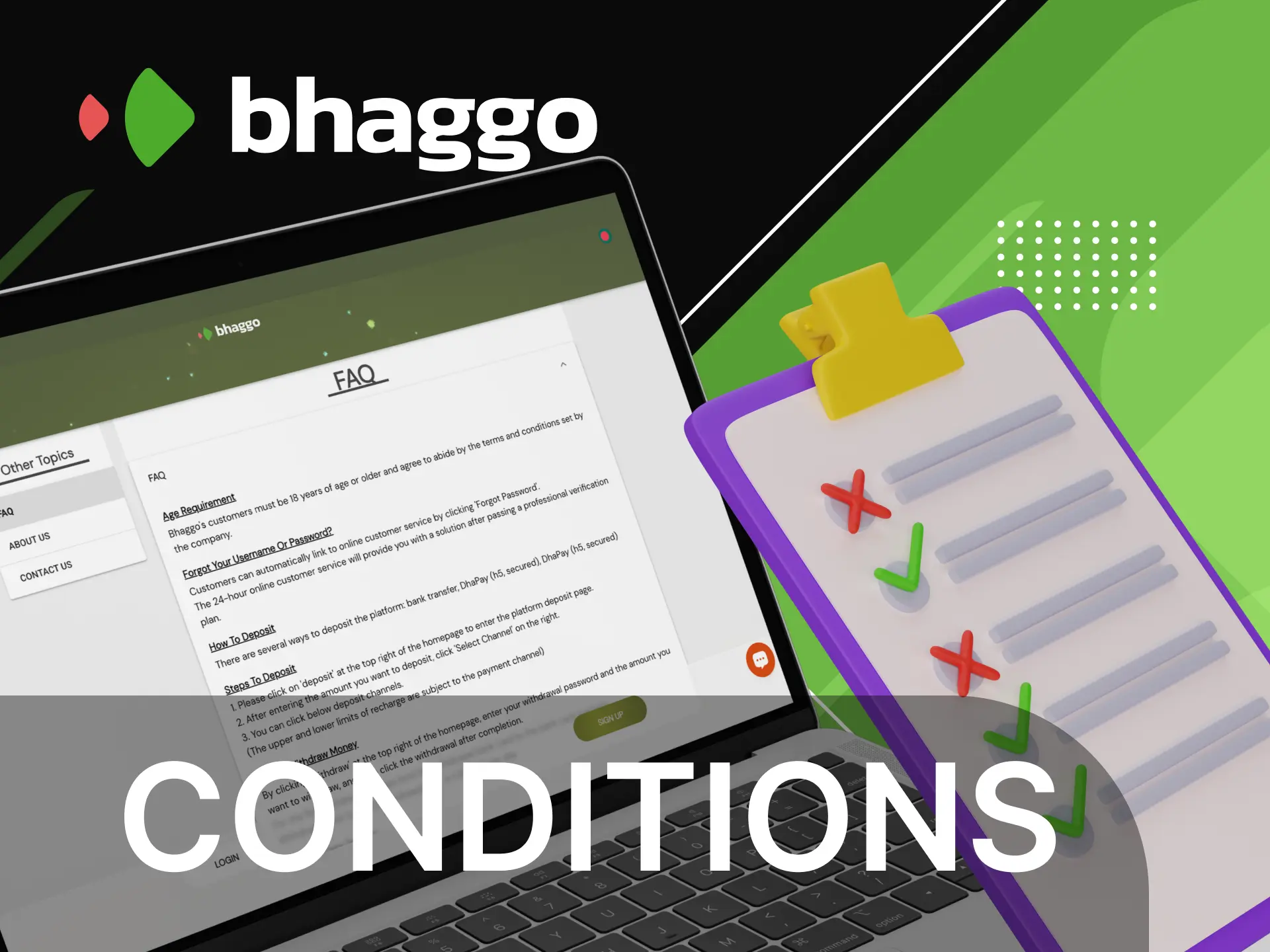 Are there any registration requirements for the Bhaggo online casino website.