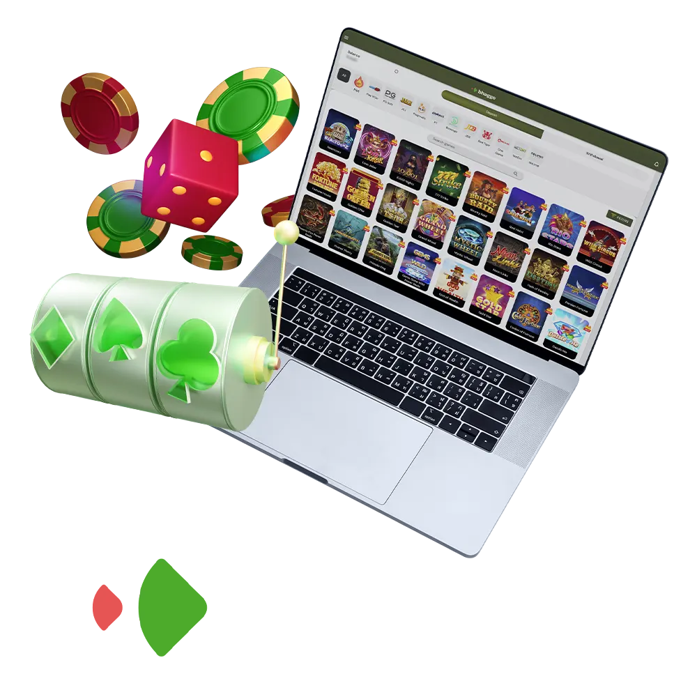 Play Bhaggo slots and get a welcome bonus.